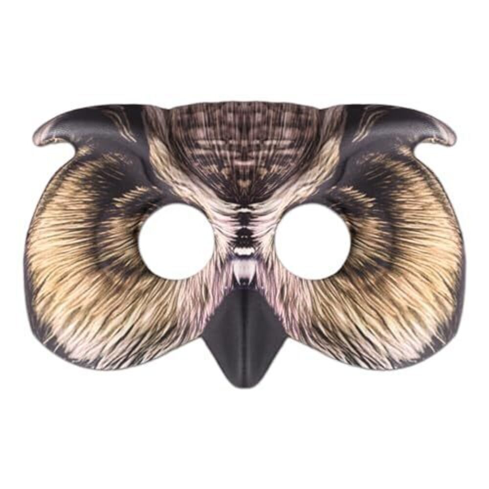 9747 1Pcs Halloween Half Face Owl Mask Masquerade Owl Bird Mask
